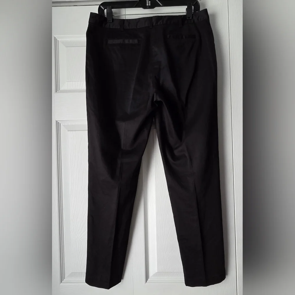 MMK Black Dress Pants with Silver Zippers Size 8 - Picture 8 of 12